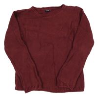 Vínový sveter Kiabi