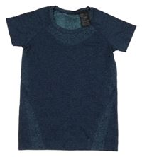 Tmavomodré funkčné tričko H&M