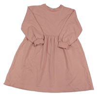 Ružové teplákové šaty H&M