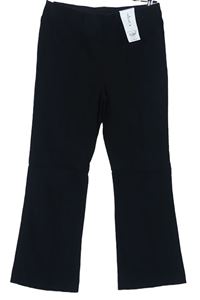 Dámske čierne crop elastické nohavice Dorothy Perkins