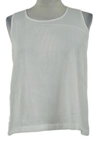 Dámský bílý síťovaný top Esmara 