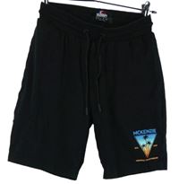 Pánské černé teplákové kraťasy s logem Mckenzie 