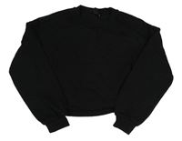 Čierna crop mikina New Look