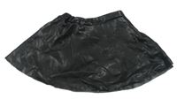 Čierna koženková sukňa H&M