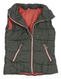 Sivá šušťáková zateplená vesta Pocopiano