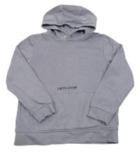 Modrá mikina s nápisom a kapucňou George