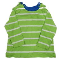 Zelené pruhované triko Topomini