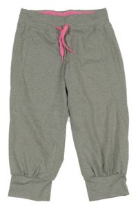 Šedé sportovní capri tepláky H&M