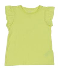 Neonově žluté tričko C&A