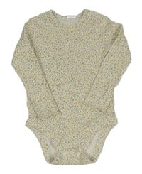 Žluto-zelené květované body F&F