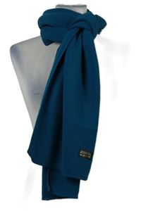 Dámská petrolejová pletená šála 