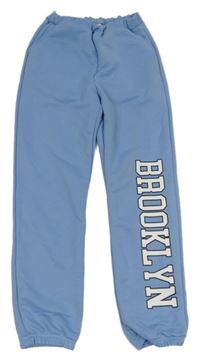 Svetlomodré tepláky s nápisom Shein