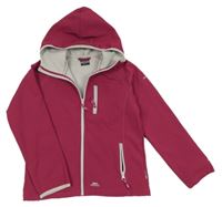 Vínová softshellová bunda s kapucí Trespass