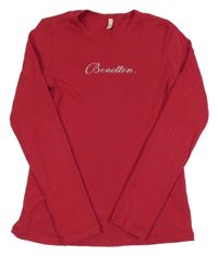 Malinové triko Benetton