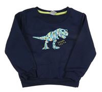 Tmavomodrá mikina s dinosaurom Kiki&Koko