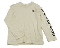 Smotanové tričko s nápisom River Island