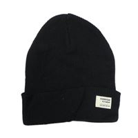 Červená žebrovaná pletená čepice s nápisem Zara