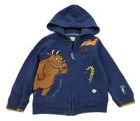 Tmavomodrá prepínaci mikina s Gruffalem a kapucňou Joules