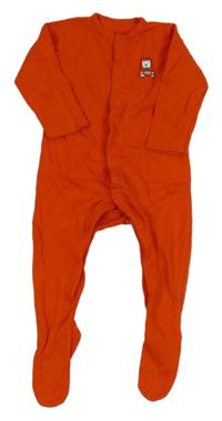 Červený overal s autom Miniclub