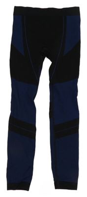 Černo-modré vzorované spodní kalhoty Crivit 