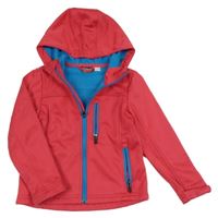 Ružová softshellová bunda s kapucňou Crivit