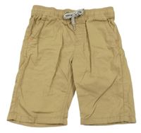 Béžové plátěné kraťasy Bluezoo 