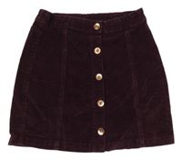 Vínová menšestrová prepínaci sukňa George