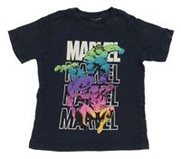 Tmavomodré tričko so superhrdinami  Marvel