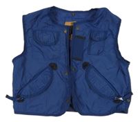 Tmavomodrá šušťáková vesta Parajumpers