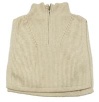 Béžová vzorovaná pletená vsadka s rolákom Primark