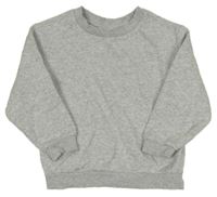 Sivá melírovaná mikina H&M