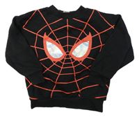 Čierno-červená oversize mikina so Spider-manem H&M