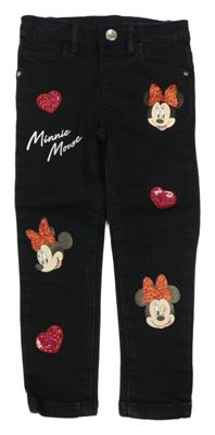 Čierne džegíny s Minnií Primark