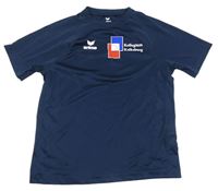 Tmavomodré funkčné športové tričko s logom erima