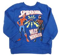 Zafírová mikina so Spider-many zn. PRIMARK