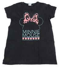 Černé tričko s Minnie Disney