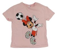 Světlerůžové tričko s Minnie Tu