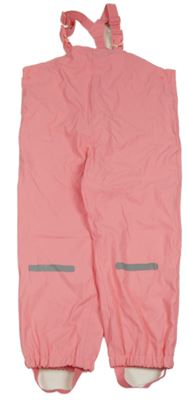 Korálové nepromokavé laclové podšité kalhoty Lily & Dan