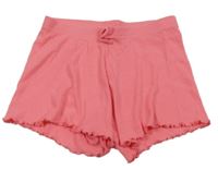 Ružové rebrované kraťasy s mašlou PRIMARK