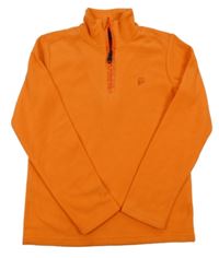 Oranžová fleecová funkčná mikina Protest