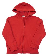 Červená prepínaci mikina s kapucňou H&M