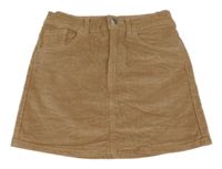 Hnedá menšestrová sukňa H&M