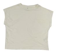 Biele crop tričko H&M