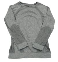 Sivé melírované spodné funkčné tričko Crivit