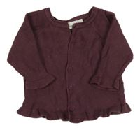 Vínový vlnený prepínaci sveter Name it