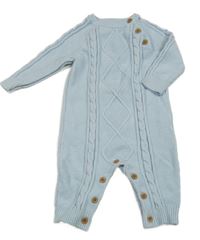 Světlemodrý pletený overal Nutmeg