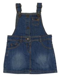 Tmavomodré rifľové na traké šaty Kiabi