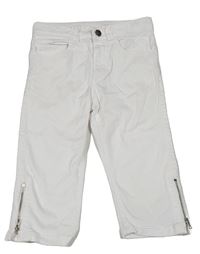 Bílé capri rifle H&M