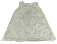 Svetlozelené trblietavé tylové šaty s hviezdami C&A