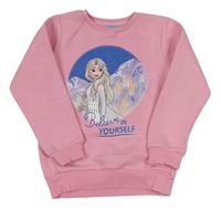 Růžová mikina s Elsou Disney